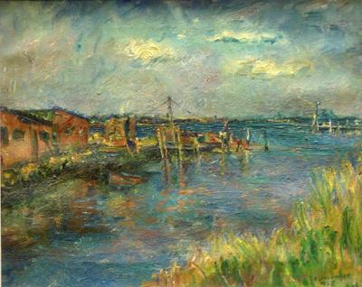 IMPRESSIONIST SEASCAPE